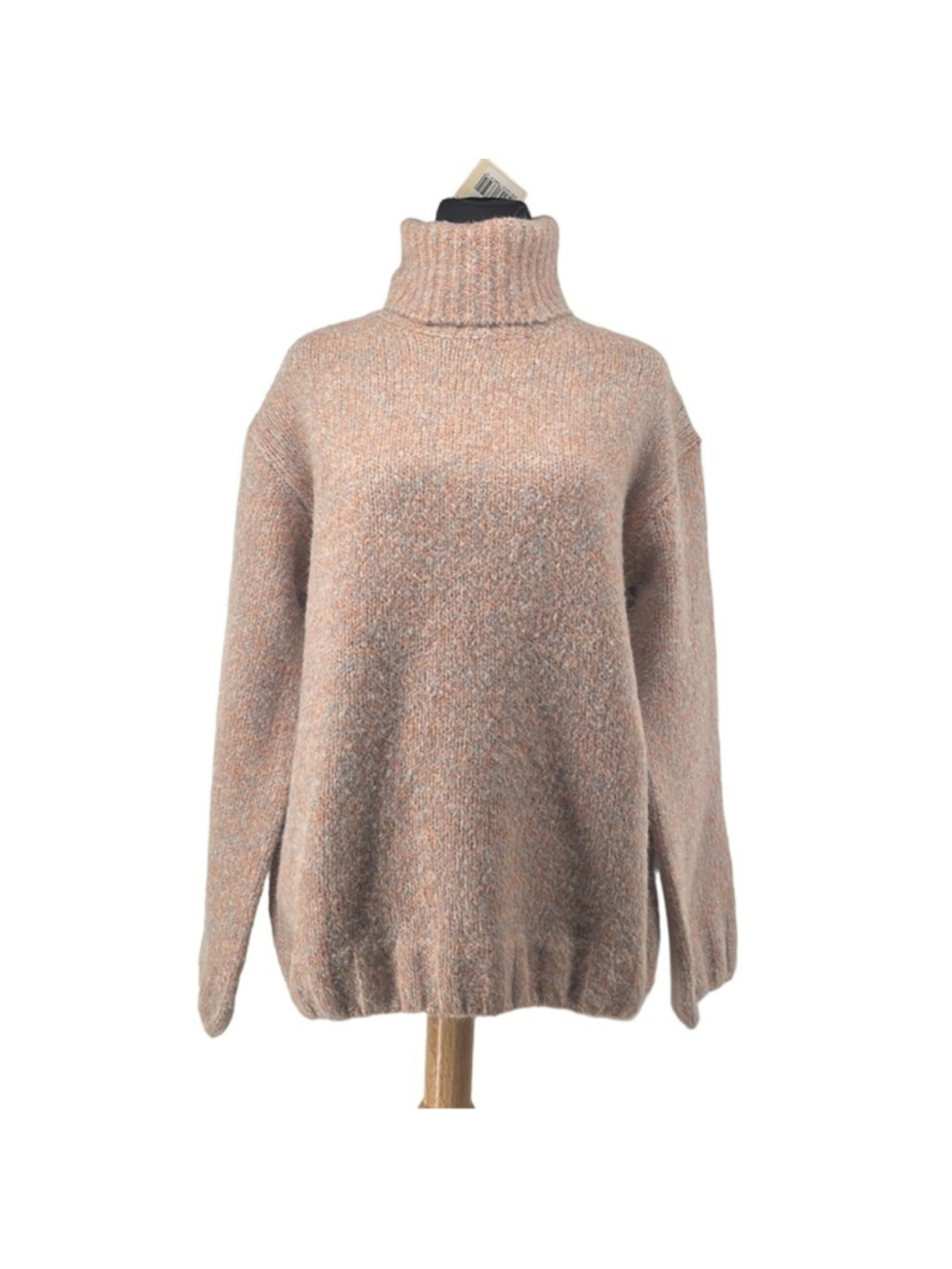 The Skinny see you soon the Bailey turtleneck sweater dusty pink sz S/M NWT